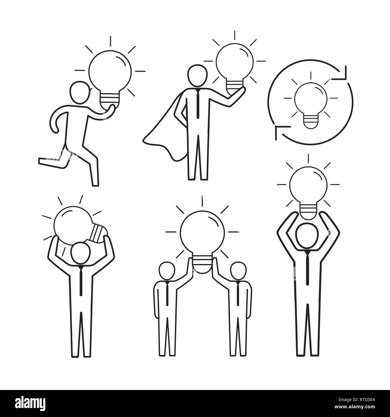 set business teamwork with office analysis Stock Vector Image & Art - Alamy