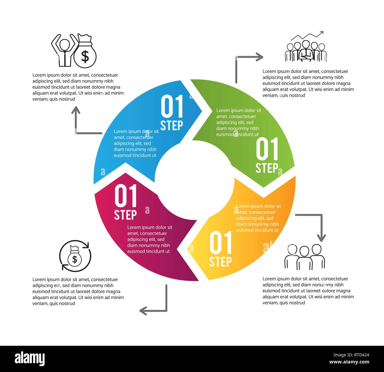 infographic data information business plan Stock Vector Image & Art - Alamy