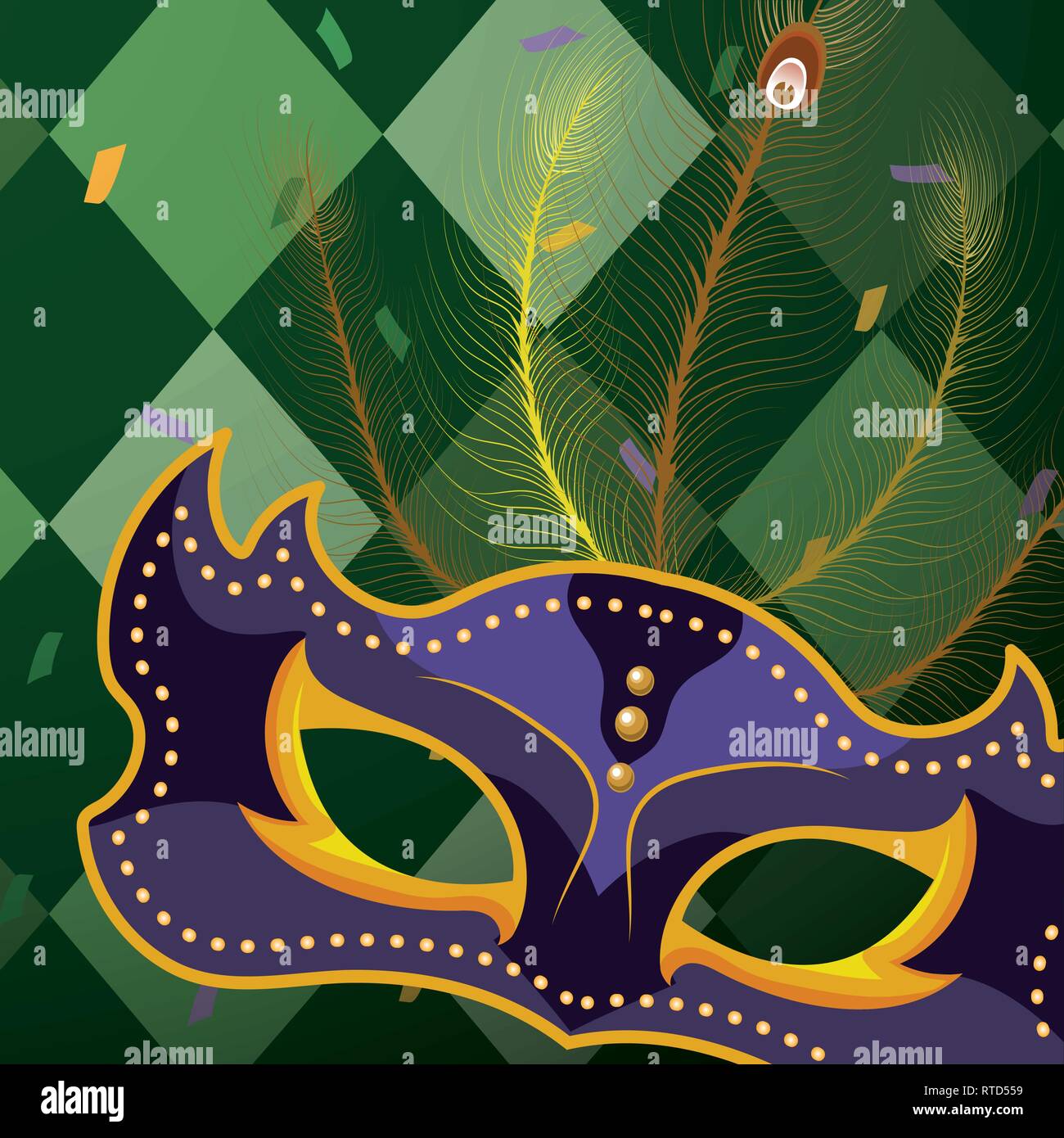 mask and harlequin background Stock Vector Image & Art - Alamy