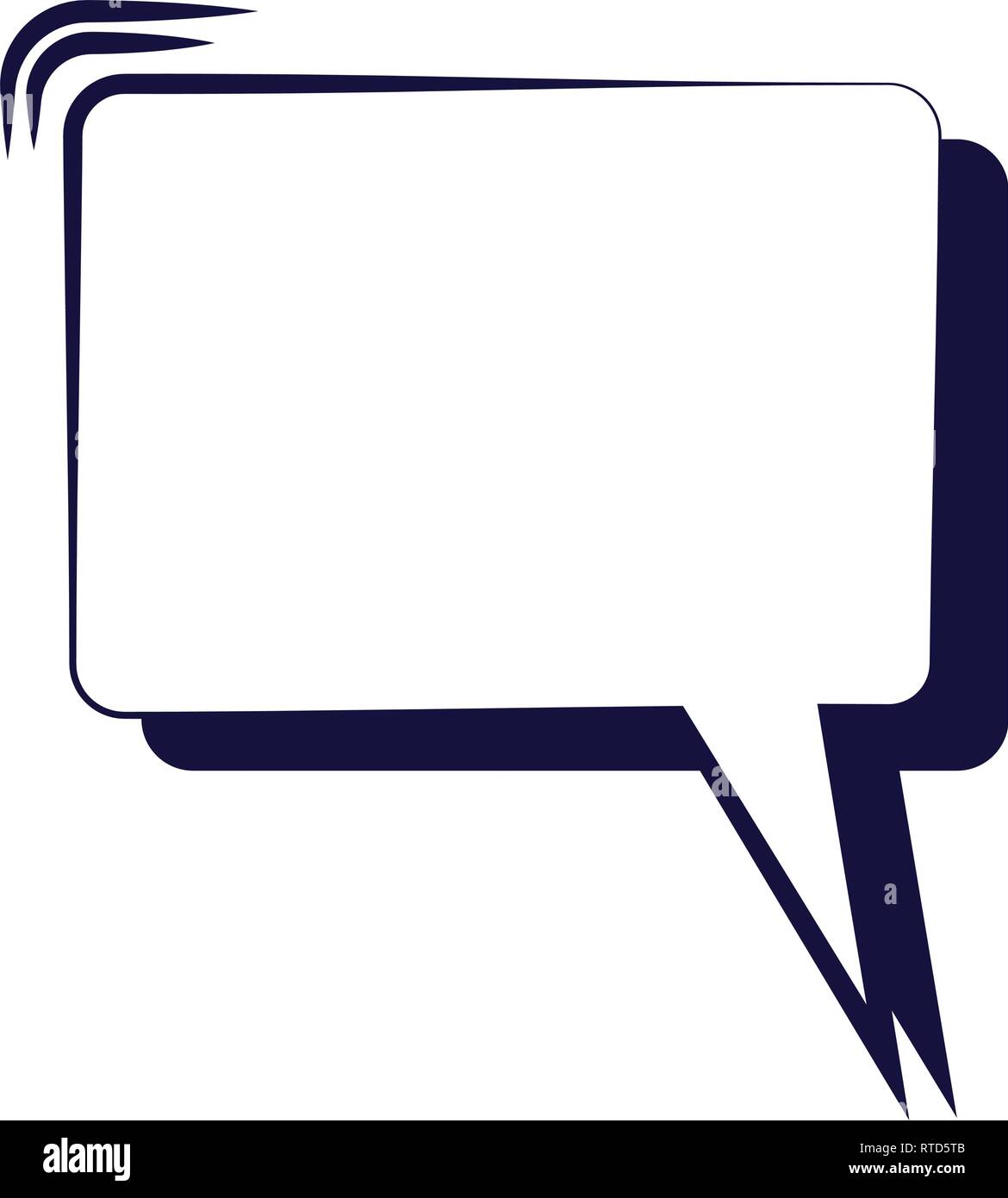 speech bubble pop art style vector illustration design Stock Vector ...