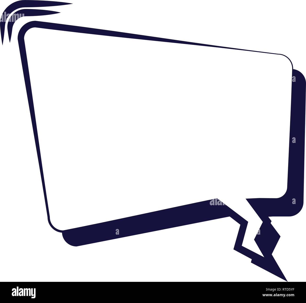 speech bubble pop art style vector illustration design Stock Vector ...