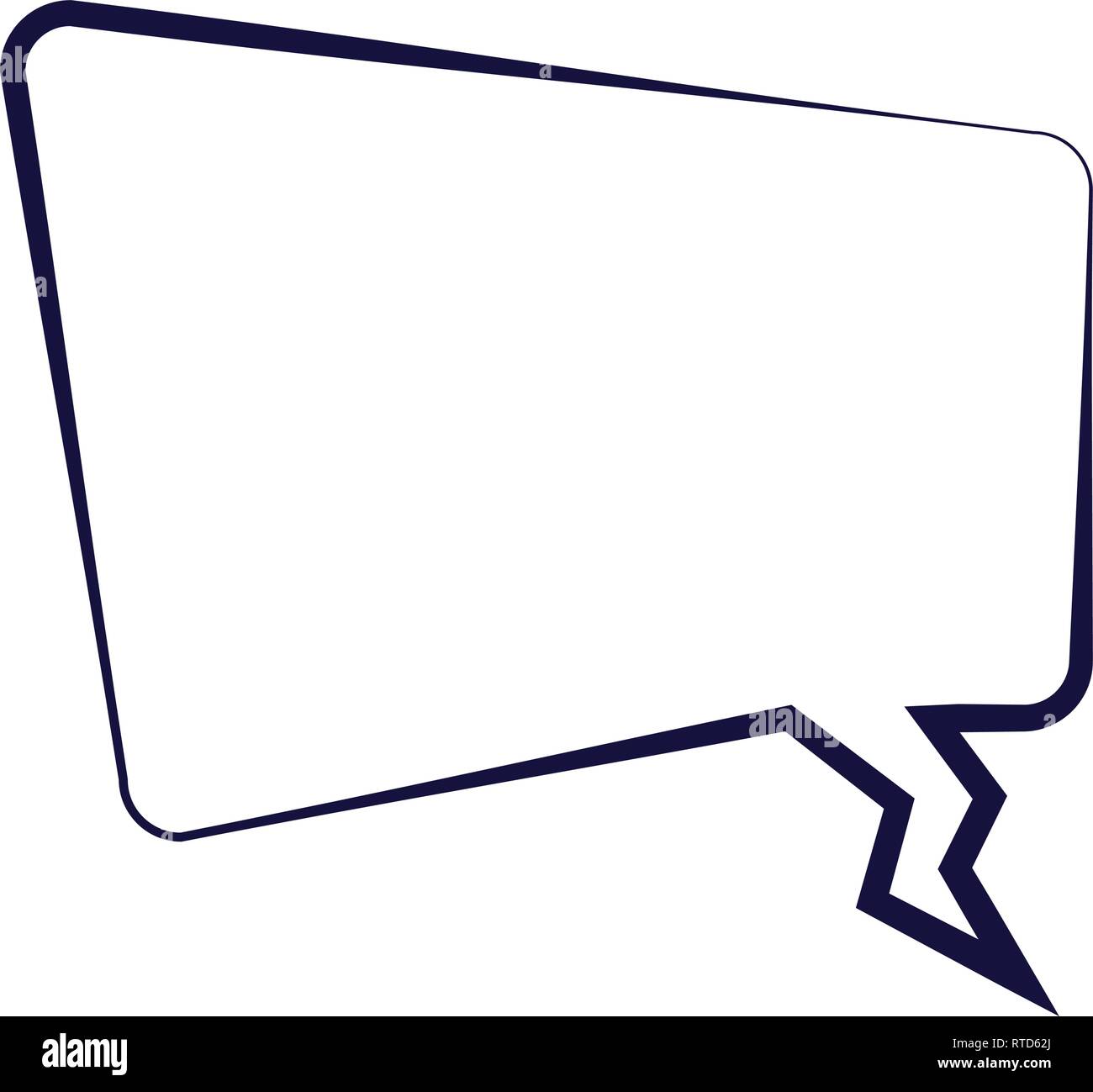 speech bubble pop art style vector illustration design Stock Vector ...
