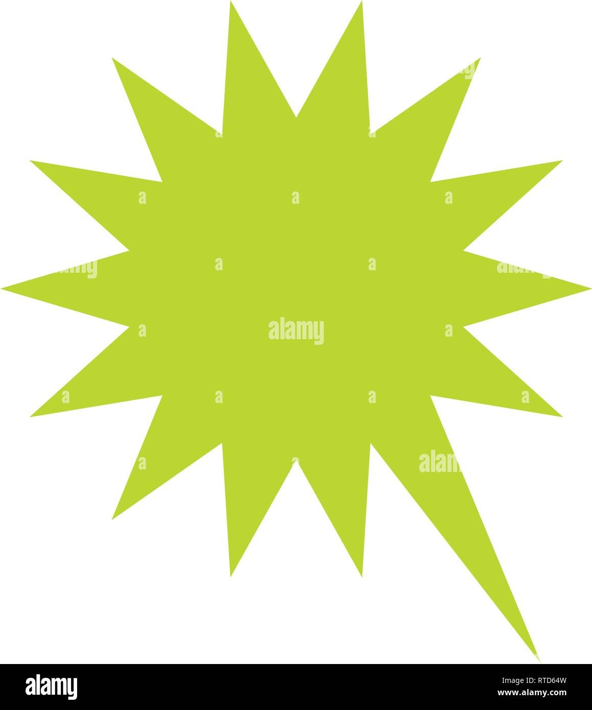 speech bubble pop art style vector illustration design Stock Vector ...
