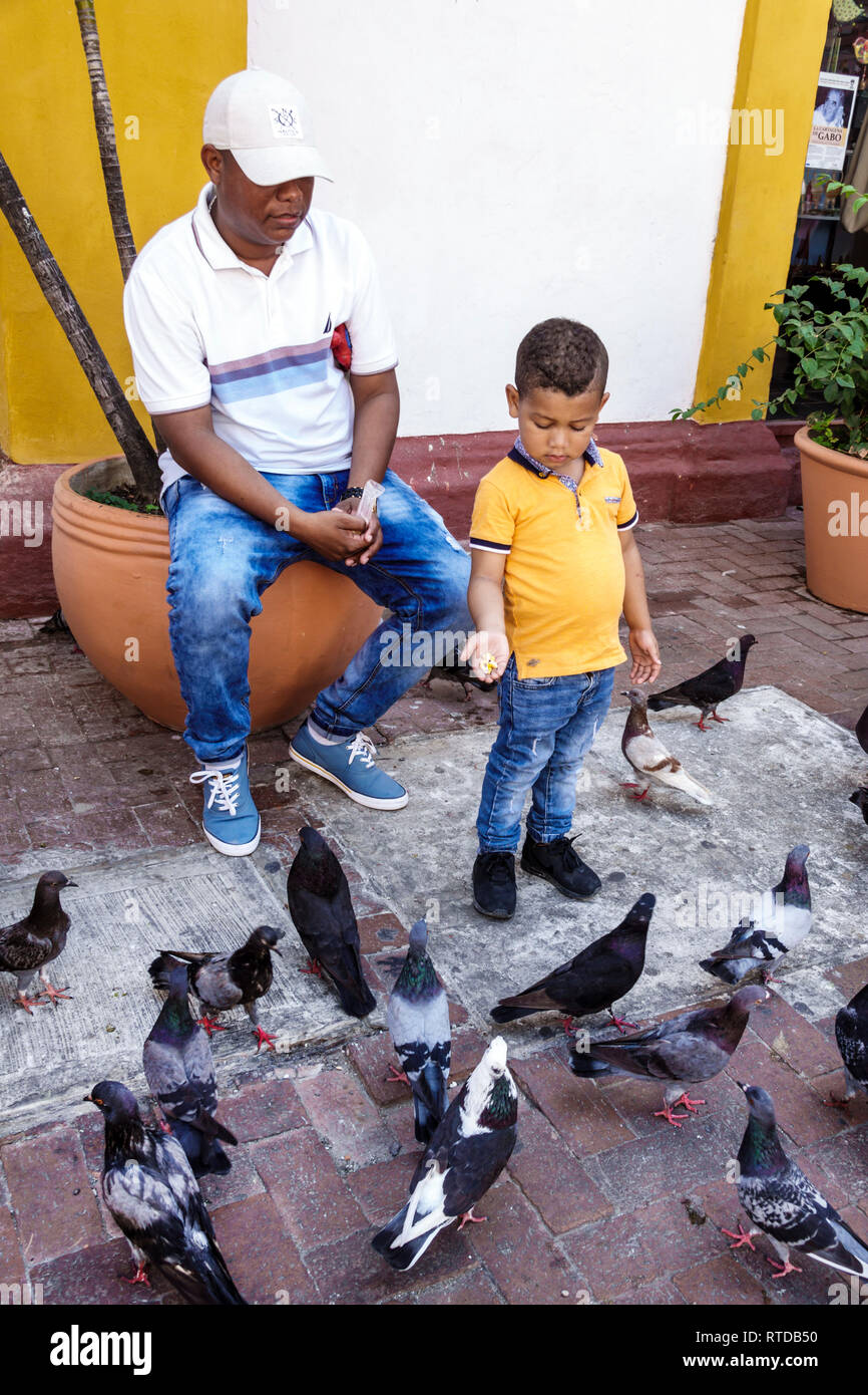Cartagena Colombia,boy boys,male kid kids child children youngster youngsters youth youths child,preschool age,child,Black Blacks African Africans eth Stock Photo