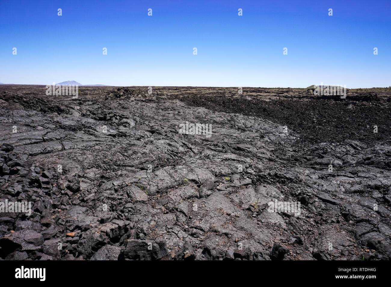 Lava fields, Craters of the moon, Idaho Stock Photo - Alamy