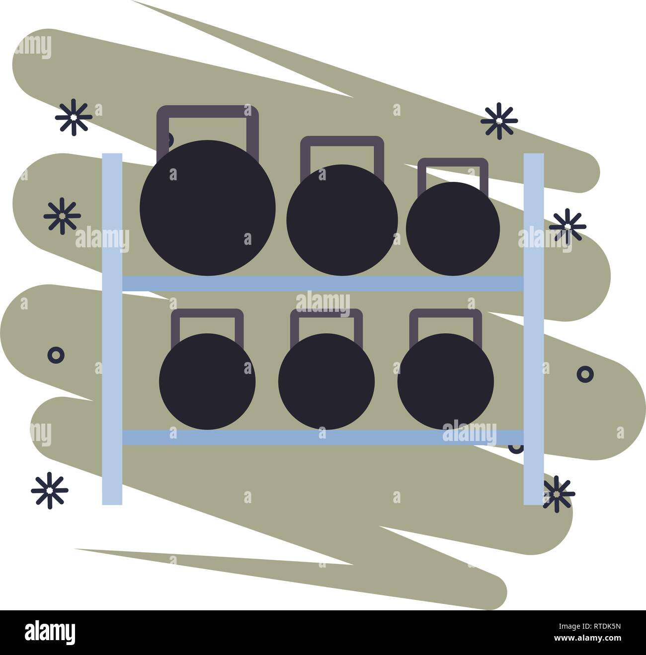 Rack lift Stock Vector Images - Alamy