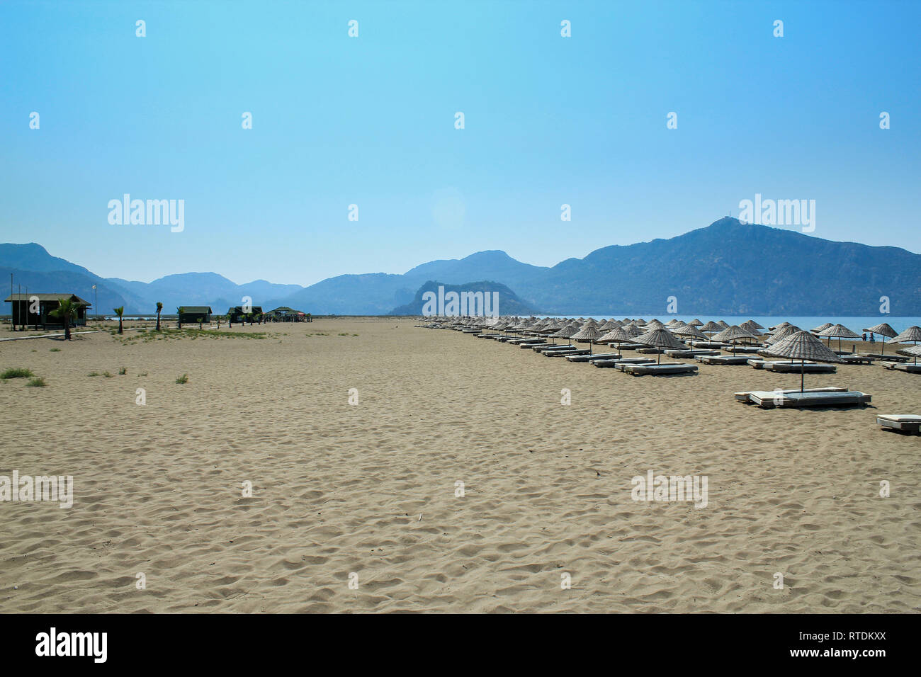 Iztuzu, Caretta caretta Beach, Dalyan, Mugla, Turkey Stock Photo
