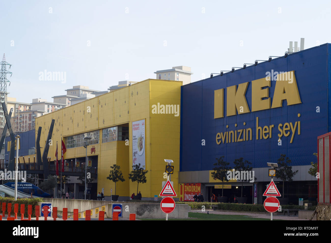 bayrampasa istanbul turkey december 24 2018 ikea store on forum istanbul shopping mall stock photo alamy