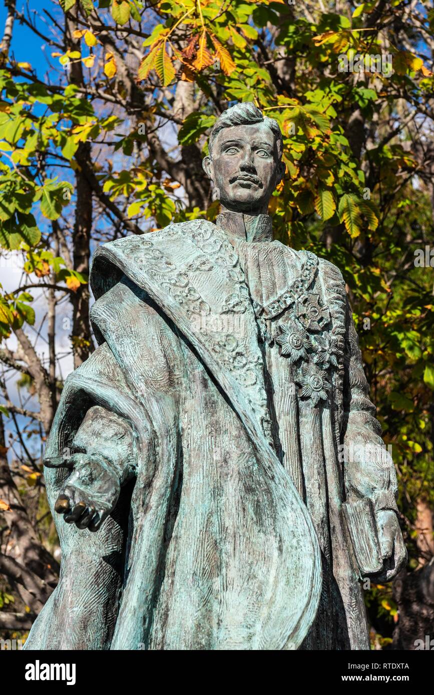 Emperor Charles of Habsburg, Monument, Monte, Funchal, Madeira, Portugal Stock Photo