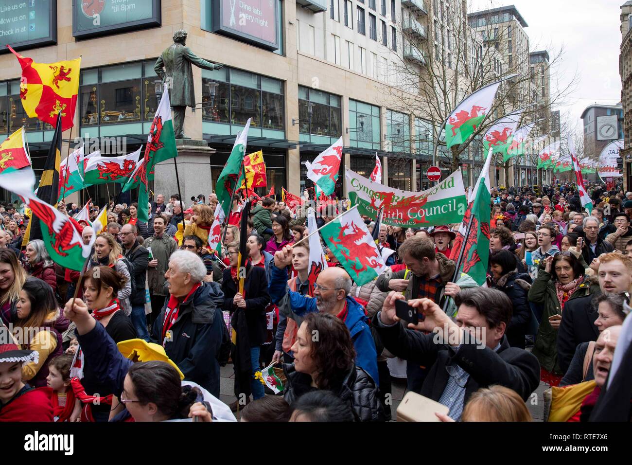 Welsh national anthem hi-res stock photography and images - Alamy