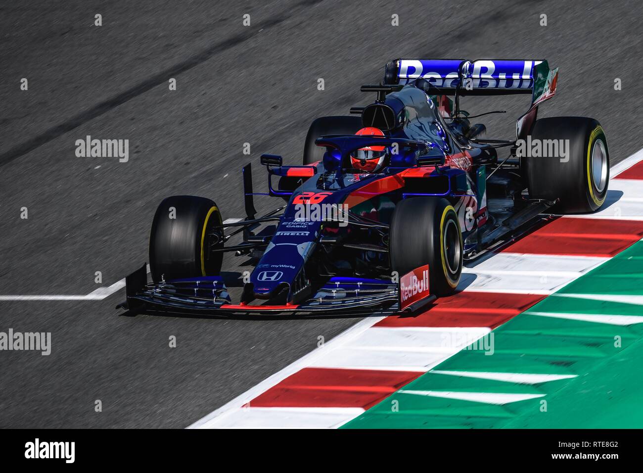 Barcelona, Spain. 01st Mar, 2019. DANIIL KVYAT (RUS) from team Toro