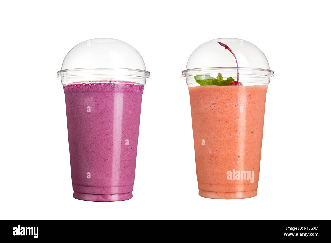 Plastic smoothie cup hi-res stock photography and images - Alamy