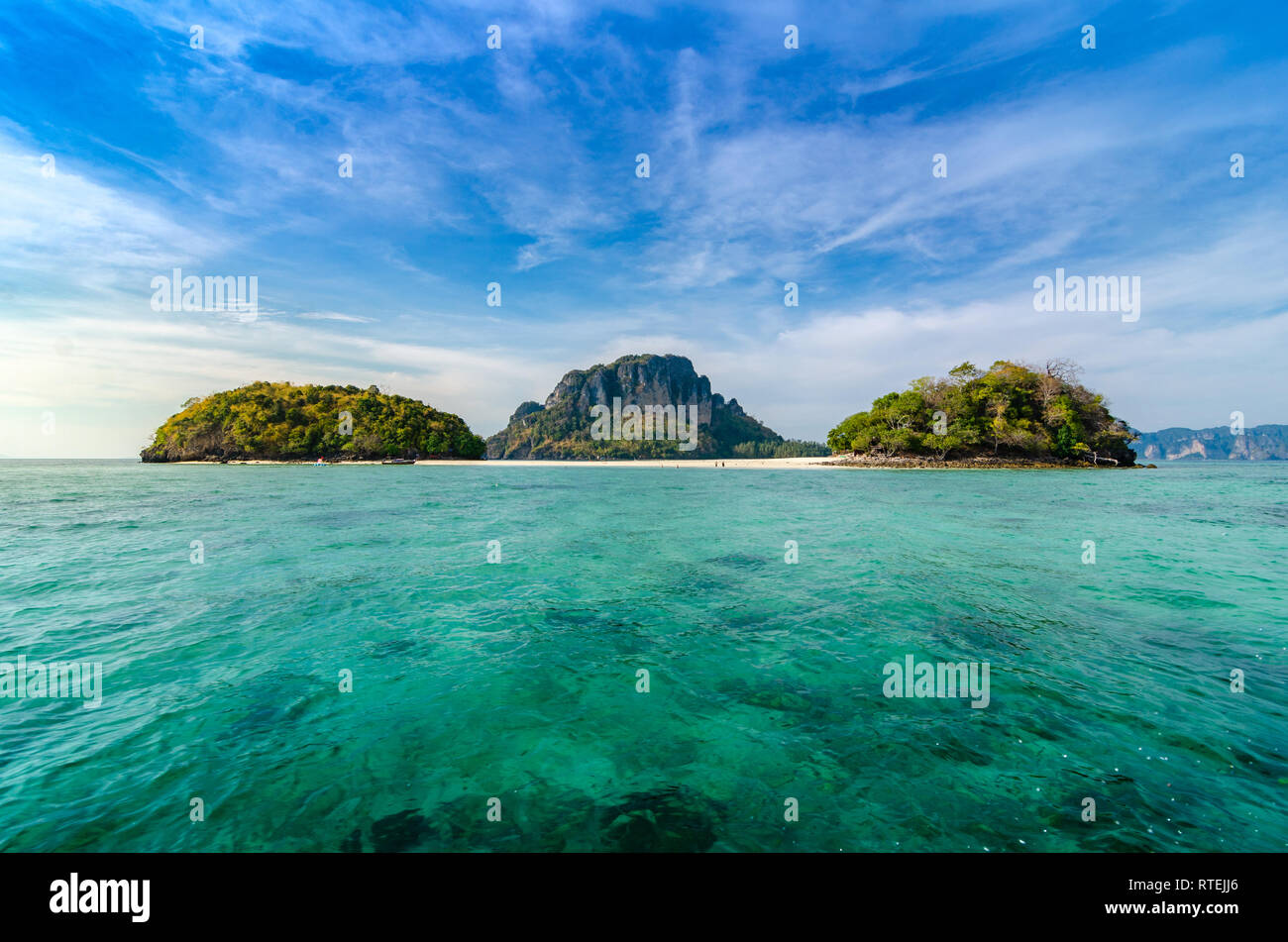 Thale Waek Separated Sea Krabi, Thailand Stock Photo