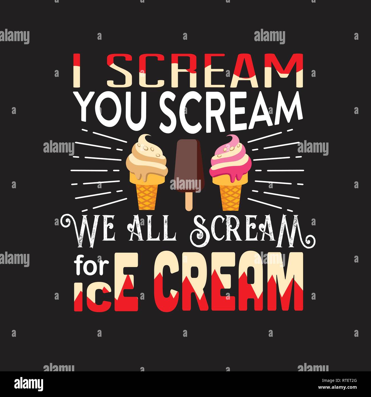 I scream hi-res stock photography and images - Alamy