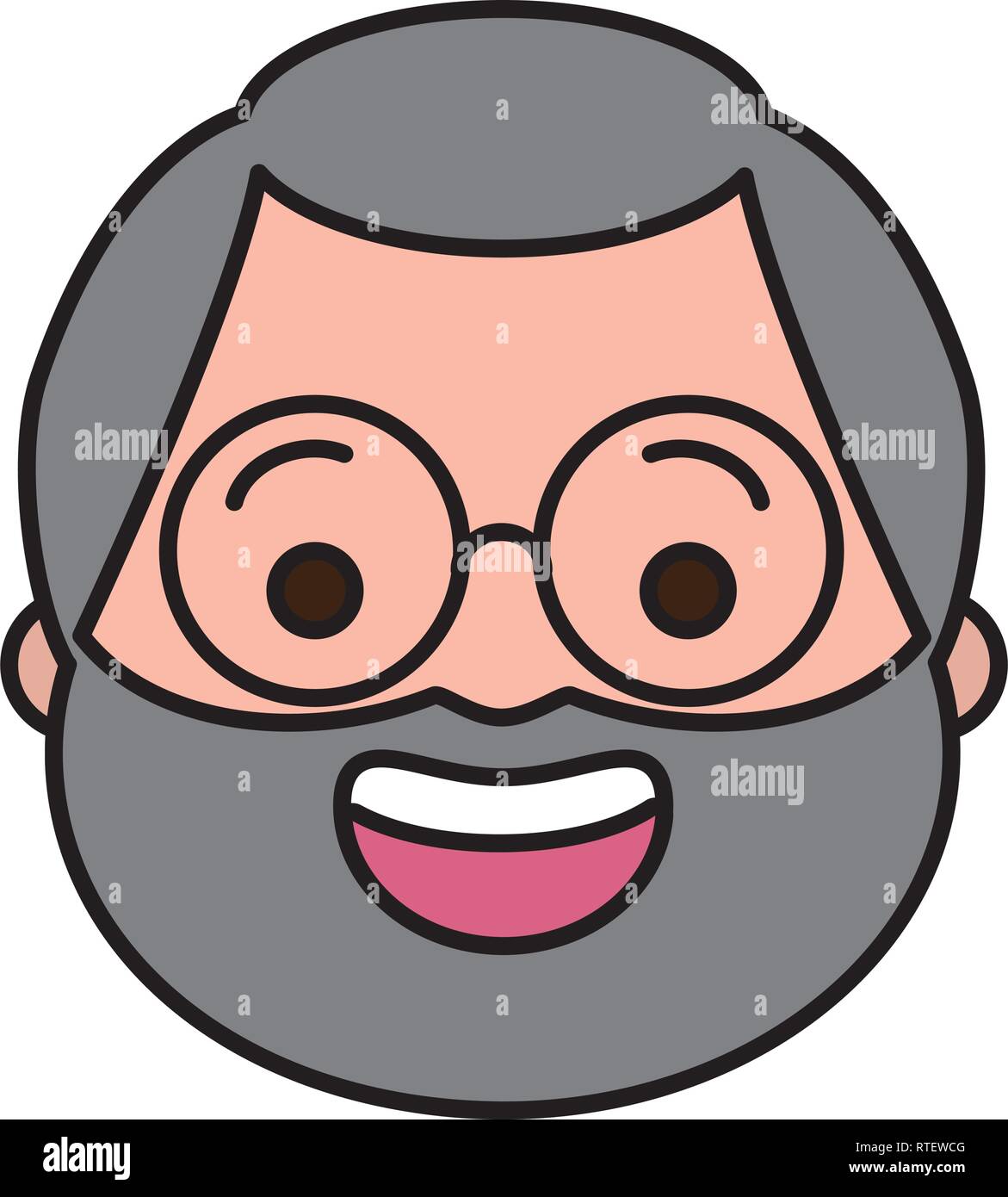 smiling man face Stock Vector Image & Art - Alamy