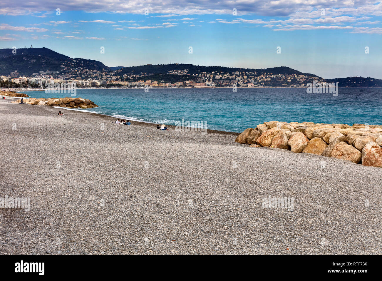 Promenade des Anglais, Nice, Alpes Maritimes departement, France Stock Photo