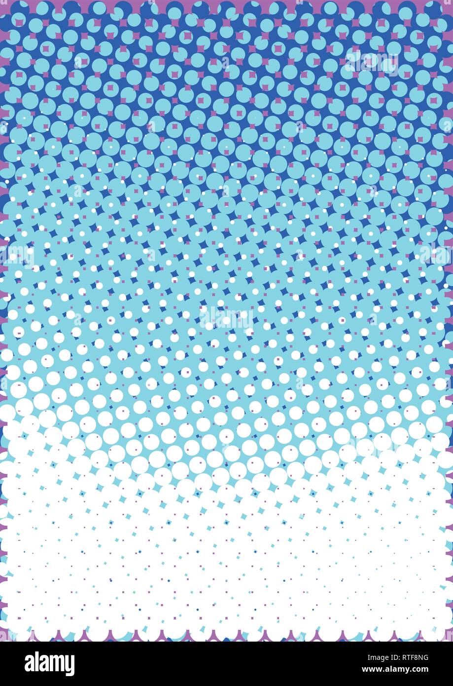 Halftone Pattern Abstract Vertical Background Vector Illustration Stock Vector