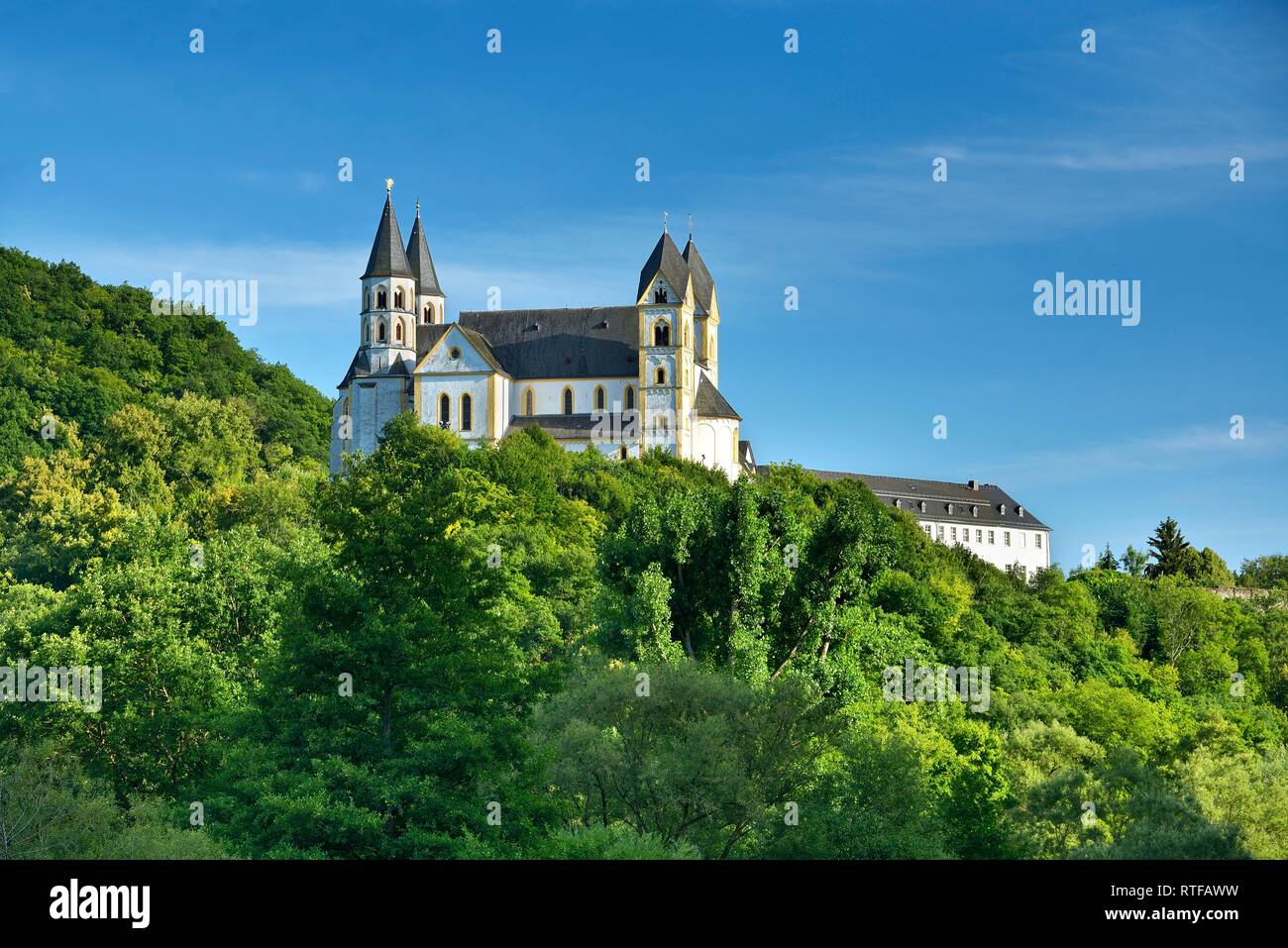 Arnstein an der Lahn Monastery near Obernhof, Rhineland-Palatinate, Germany Stock Photo