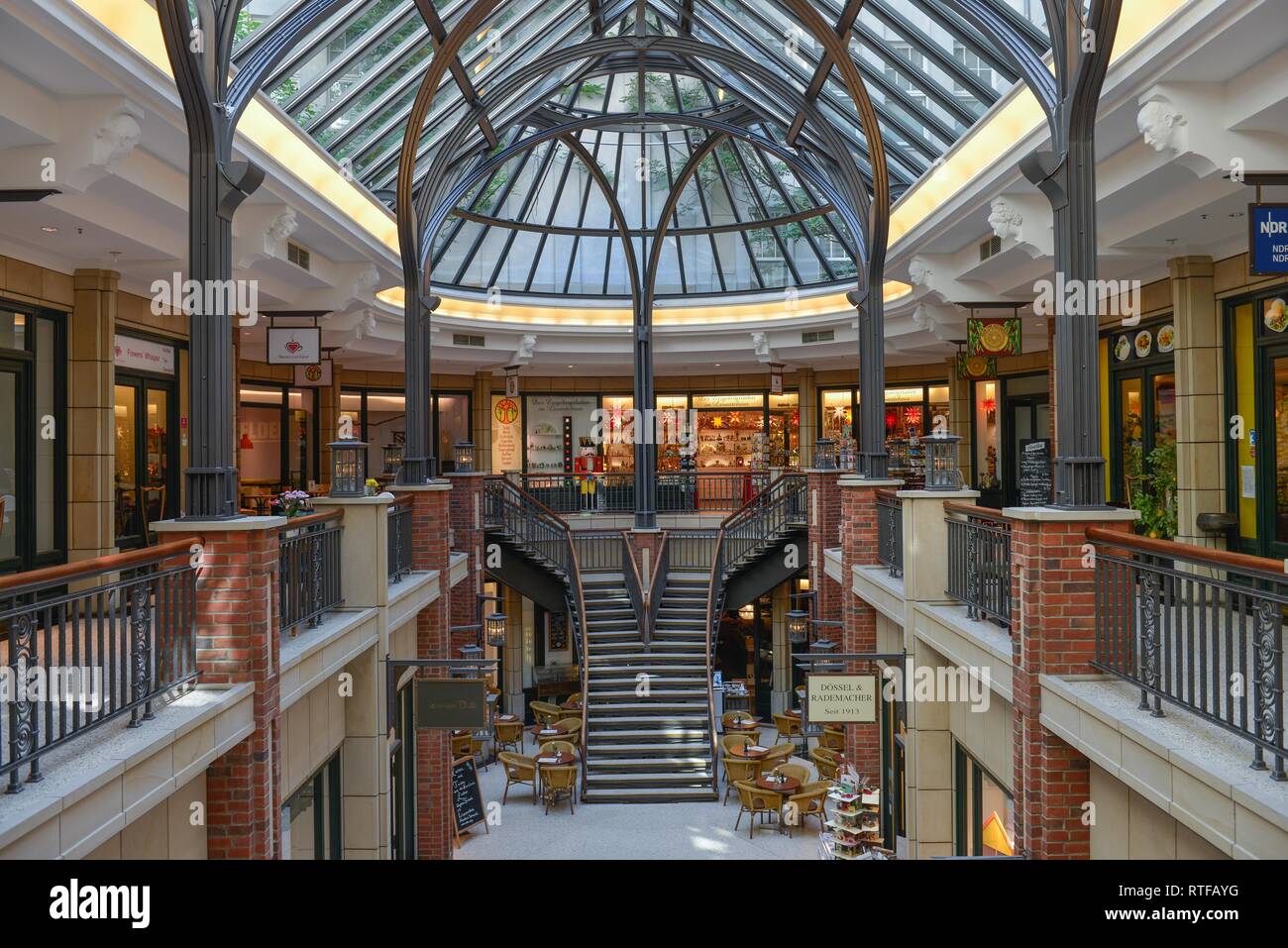 Levantehaus Shopping Mall Kontorhausviertel Hamburg Germany Stock Photo Alamy