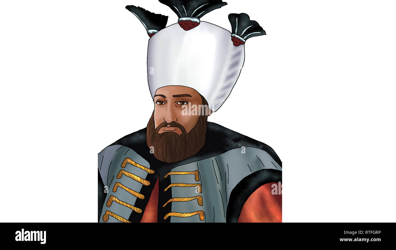 Traditional ottoman empire's leader clothes Stock Photo Alamy