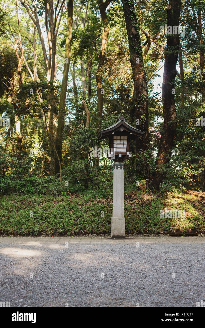ornamental garden in japan Stock Photo 