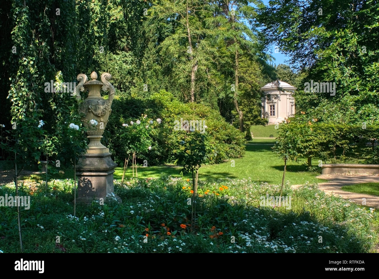 Temple Garden With Temple Of The Muses Tempelgarten Neuruppin