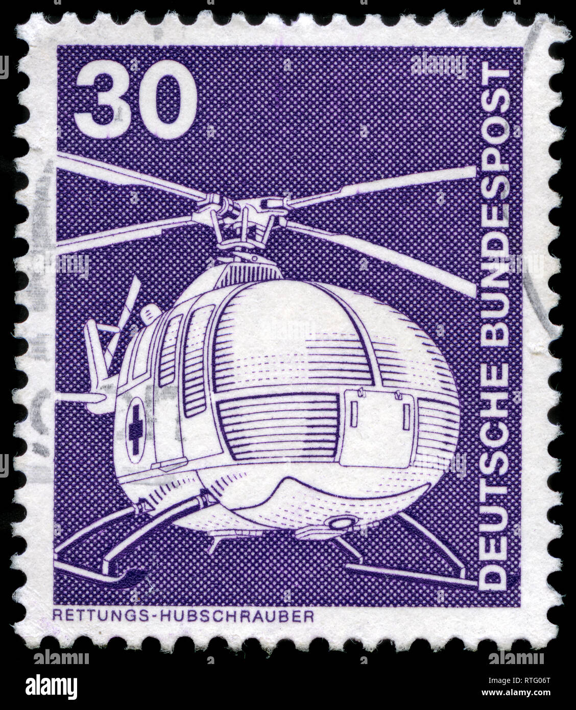 Postage stamp from the Federal Republic of Germany in the Industry and Technology Definitives 1975-1982 series issued in 1975 Stock Photo