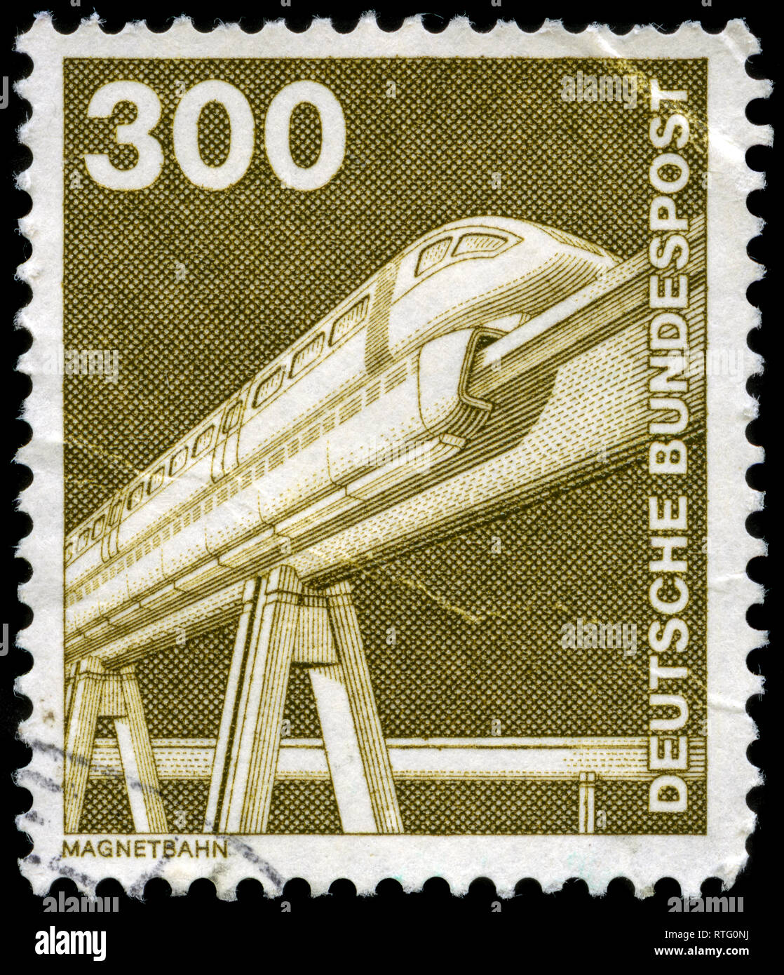 Postage stamp from the Federal Republic of Germany in the Industry and Technology Definitives 1975-1982 series issued in 1982 Stock Photo