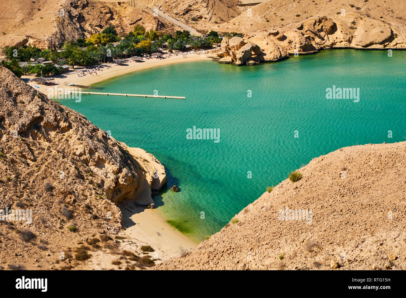 Sultanat of Oman, Gulf of Oman, Mascat, Barr al Jissah beach Stock Photo