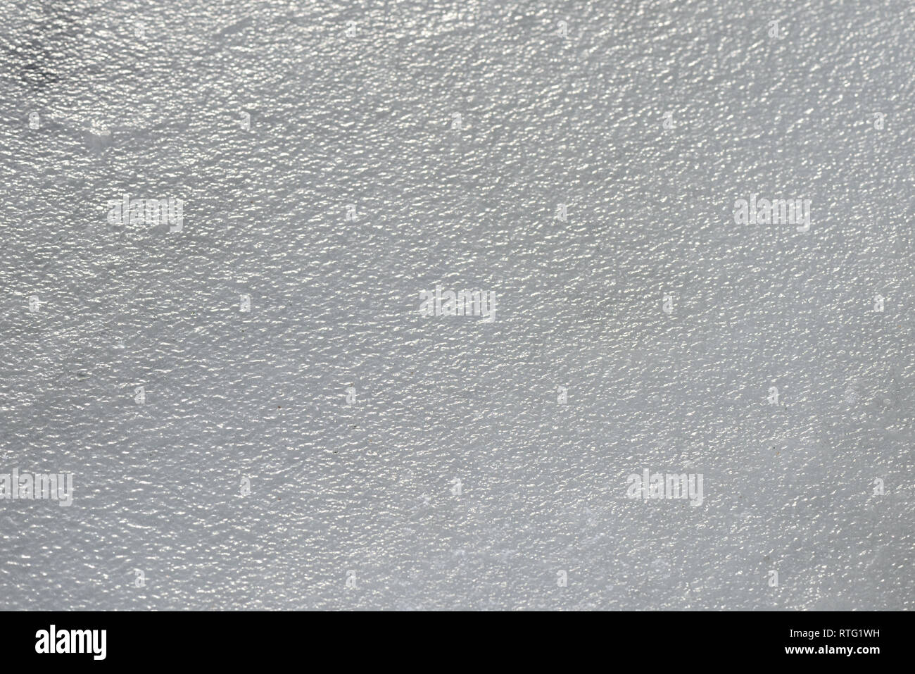 River ice texture close up. Winter background Stock Photo