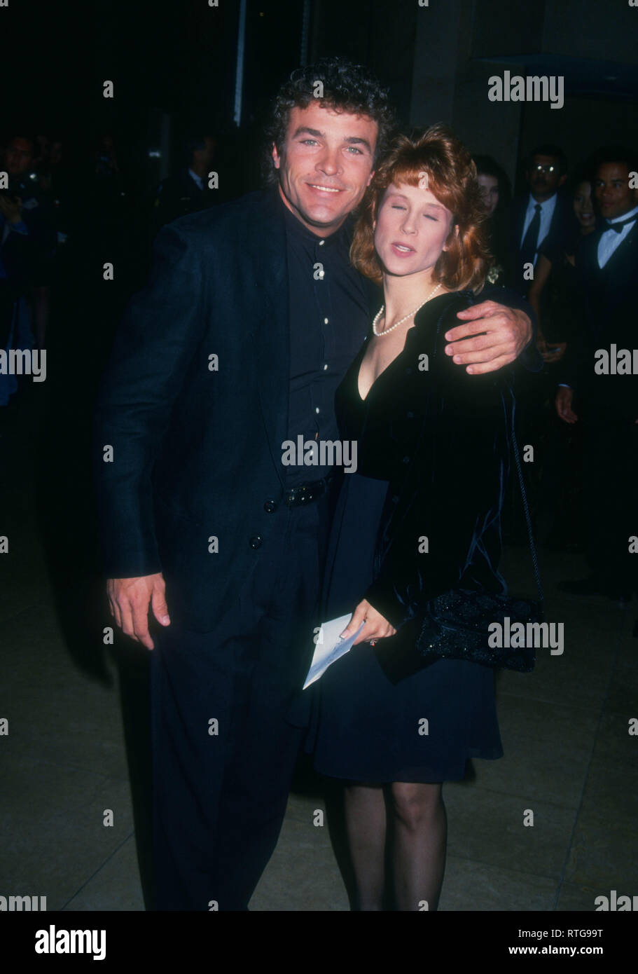 BEVERLY HILLS, CA - FEBRUARY 4: Actor John J. York and wife Vicki Manners attend the 10th Annual Soap Opera Digest Awards on February 4, 1994 at Beverly Hilton Hotel in Beverly Hills, California. Photo by Barry King/Alamy Stock Photo Stock Photo