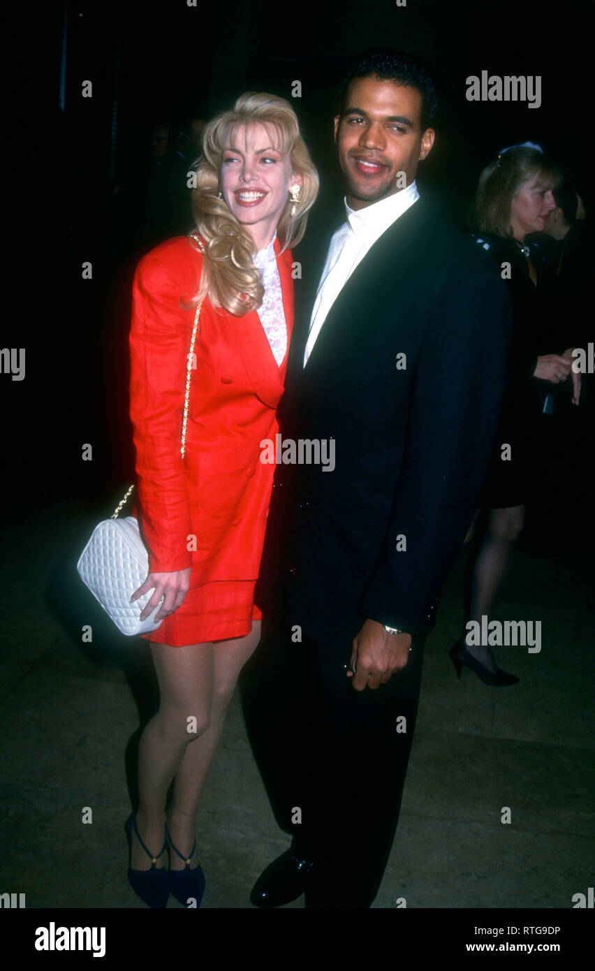 BEVERLY HILLS CA FEBRUARY 4 Actor Kristoff St John And Date Beverly Hills Ca February 4 Actor Kristoff St John And Date Lorelei Leslie Attend The 10th Annual Soap Opera Digest Awards On February 4 1994 At Beverly Hilton Hotel In Beverly Hills California Photo By Barry Kingalamy Stock Photo RTG9DP