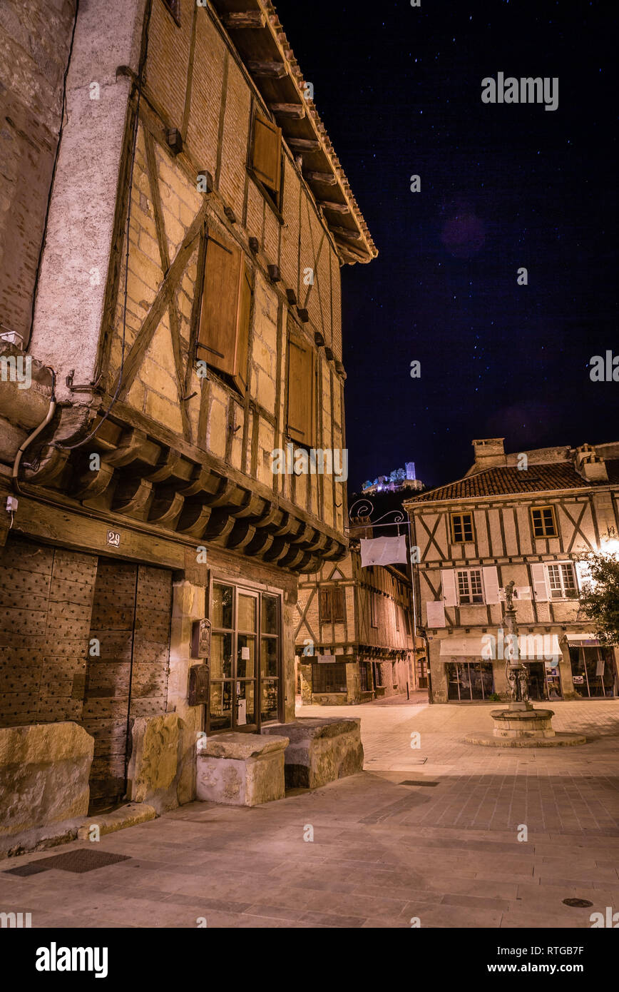 Saint Cere in Dordogne valley area in Lot, Occitanie, France Stock Photo