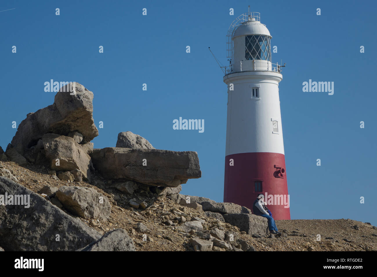 England, Dorset, Portland Bill, Lighthouse Stock Photo - Alamy