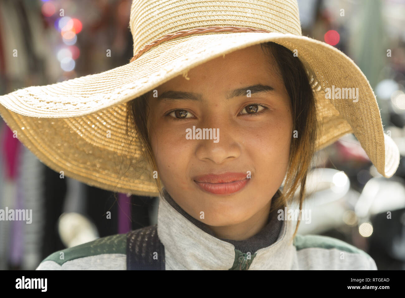Young Khmer girl Stock Photo