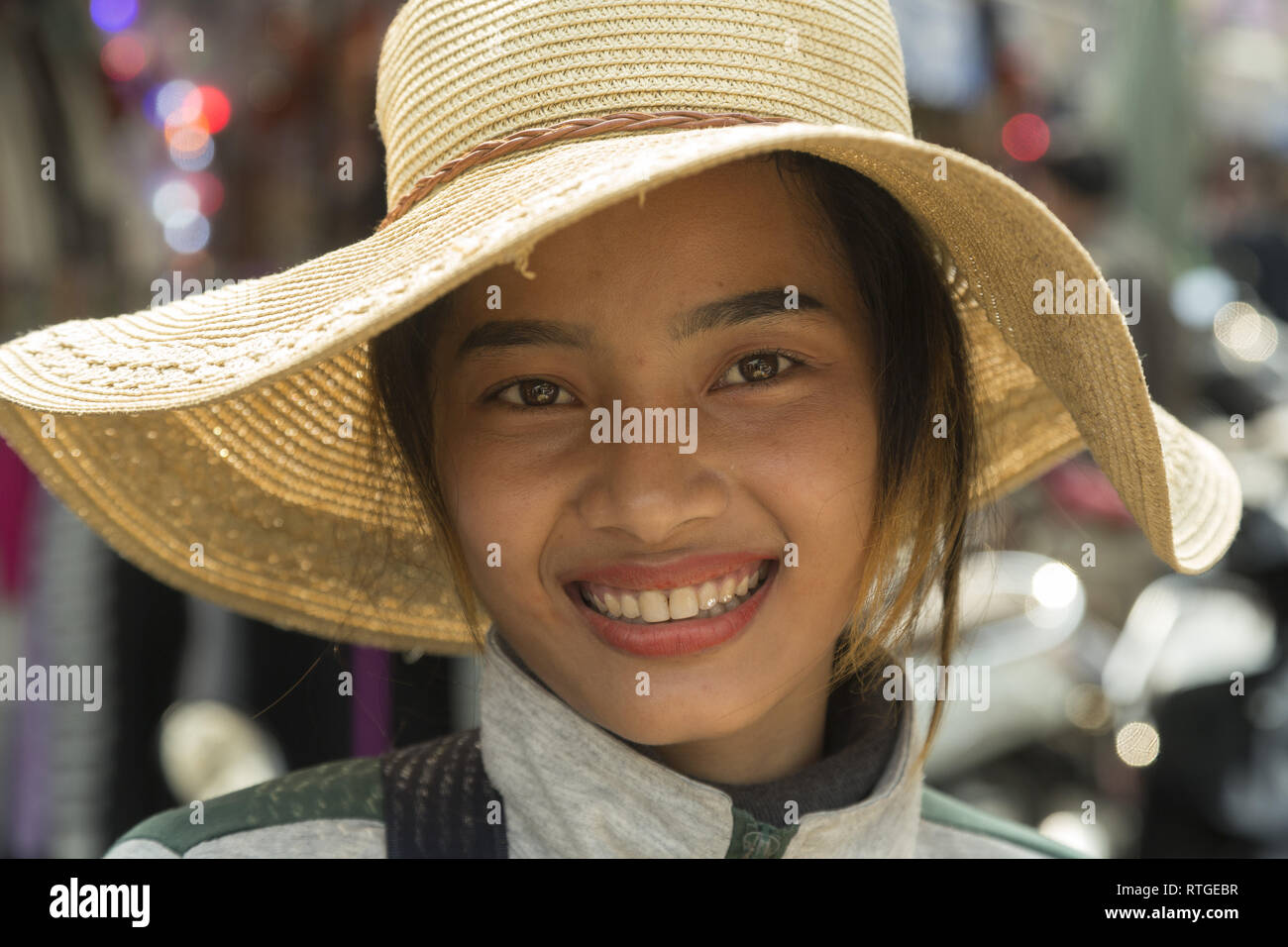 Young Khmer girl Stock Photo