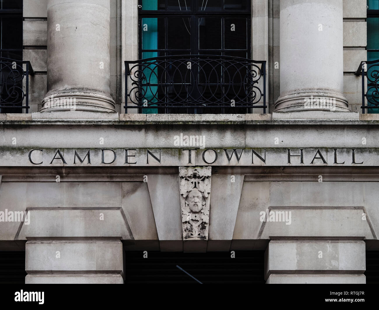 Camden Town Hall Stock Photo Alamy