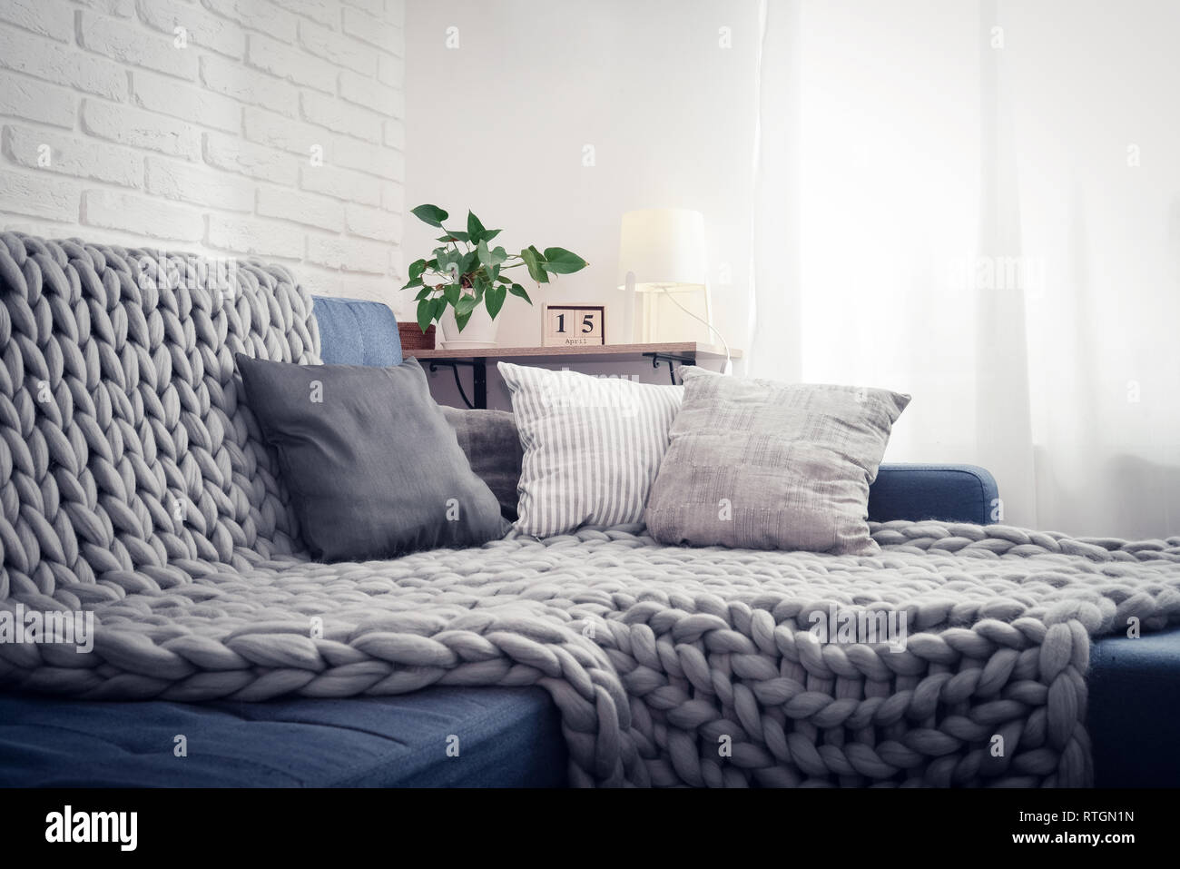 interiors wool pillow