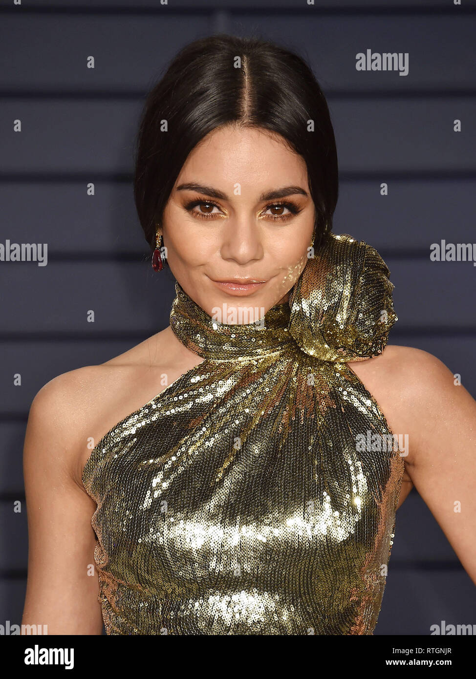 BEVERLY HILLS, CA - FEBRUARY 24: Vanessa Hudgens attends the 2019