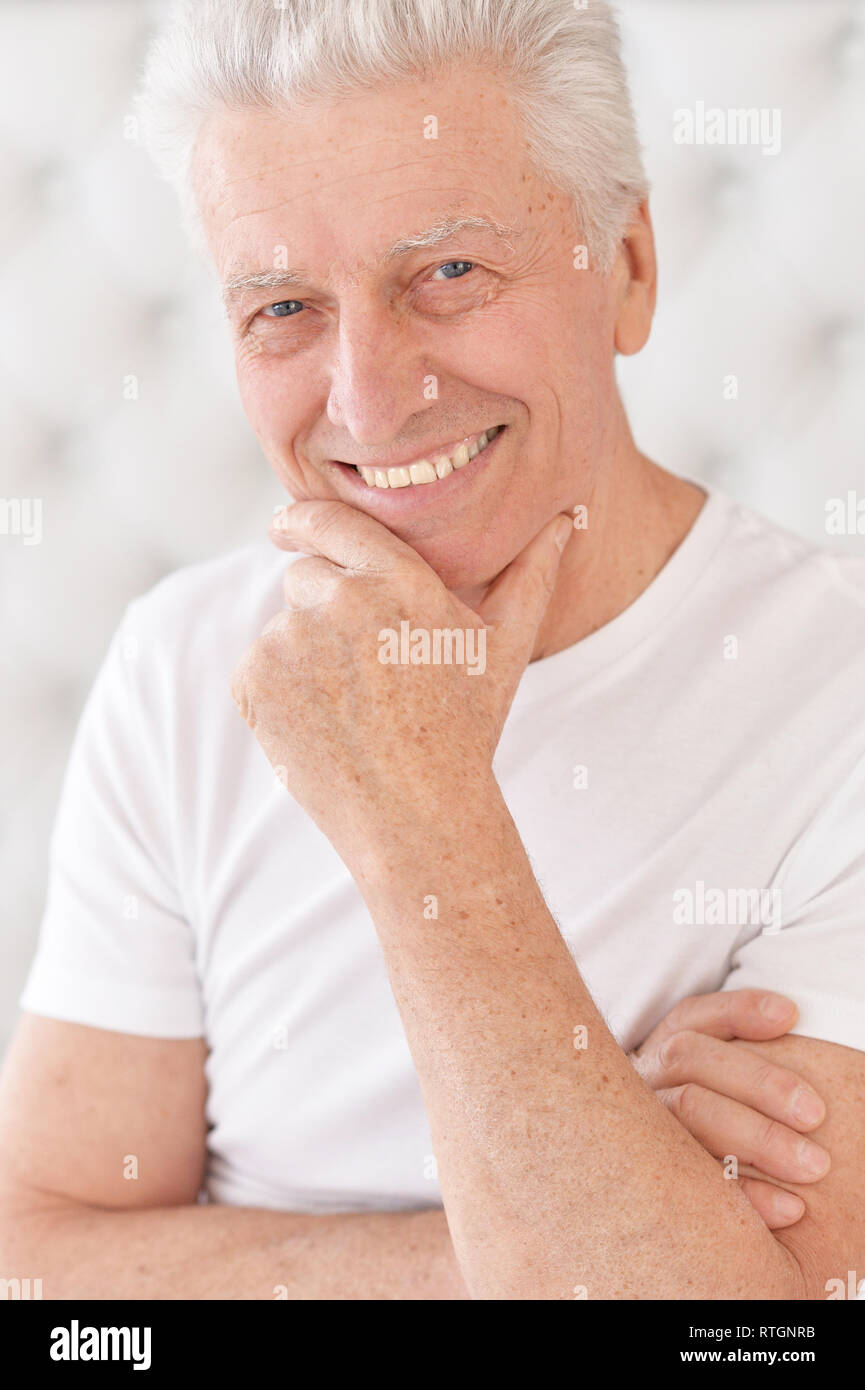 Portrait aged elegant man hi-res stock photography and images - Alamy