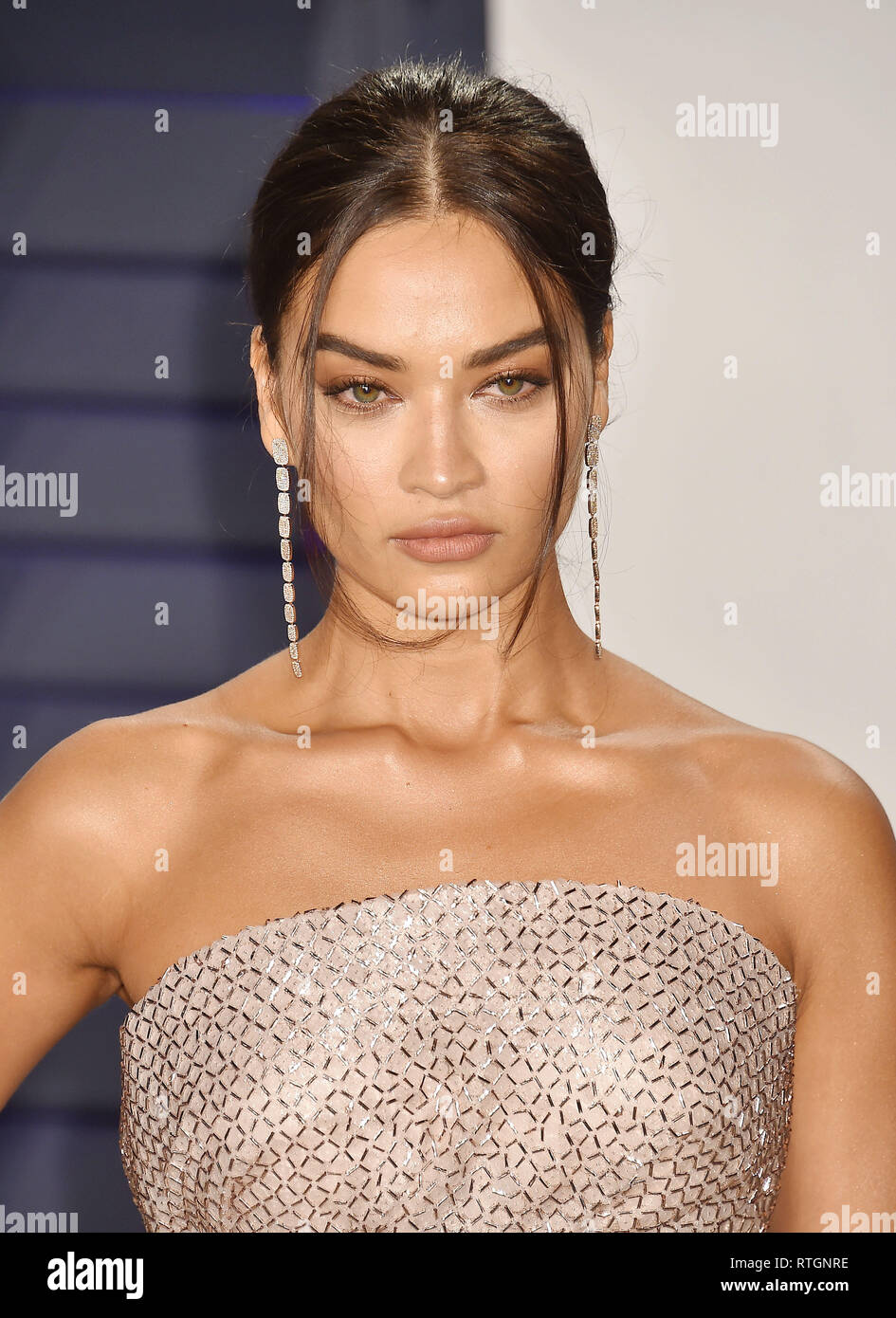 BEVERLY HILLS, CA - FEBRUARY 24: Shanina Shaik attends the 2019 Vanity