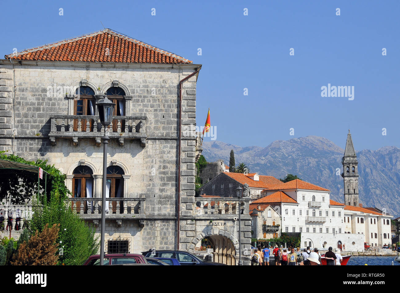 Perast, Montenegro. Stock Photo