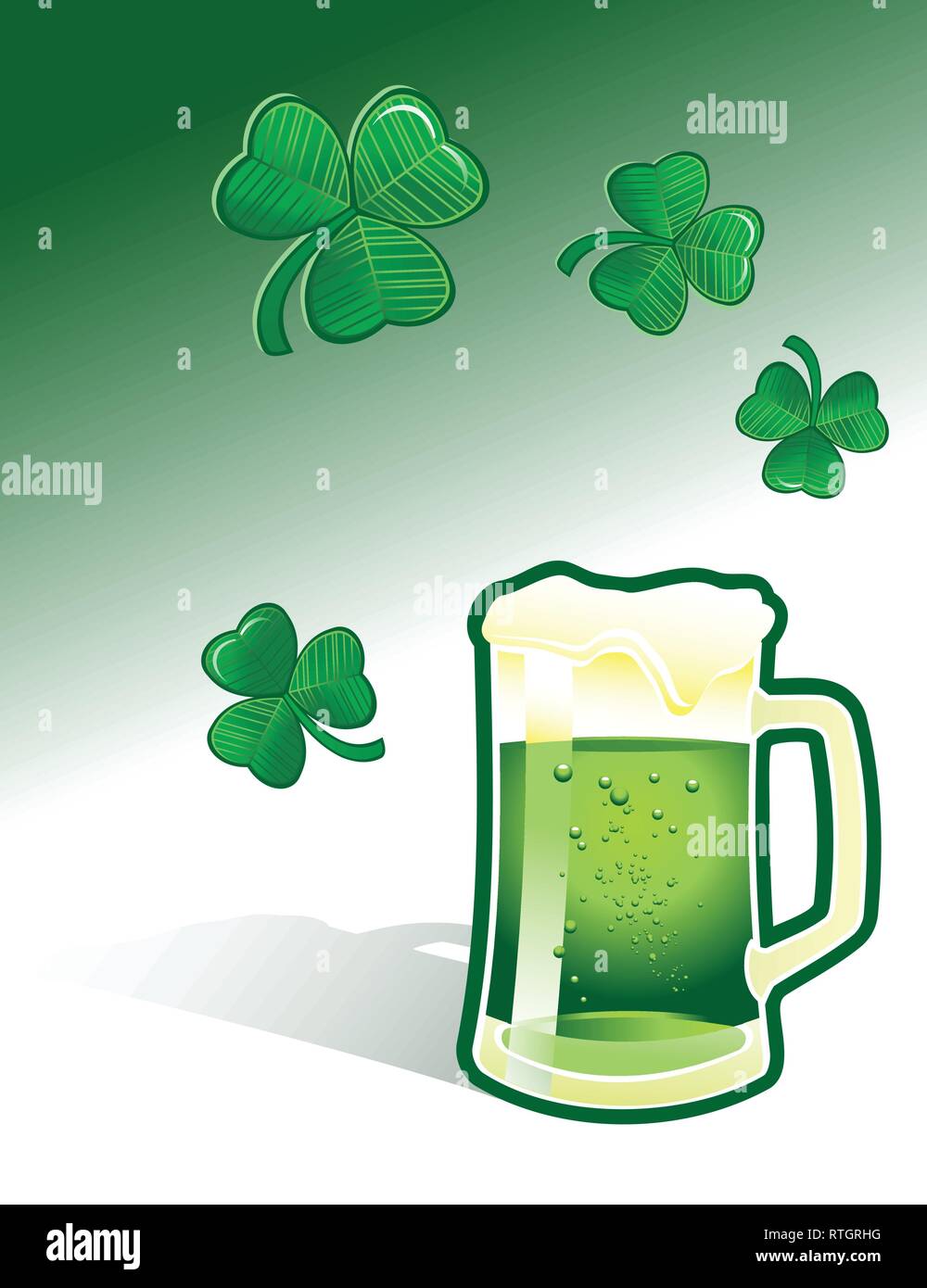 Beer background Stock Vector