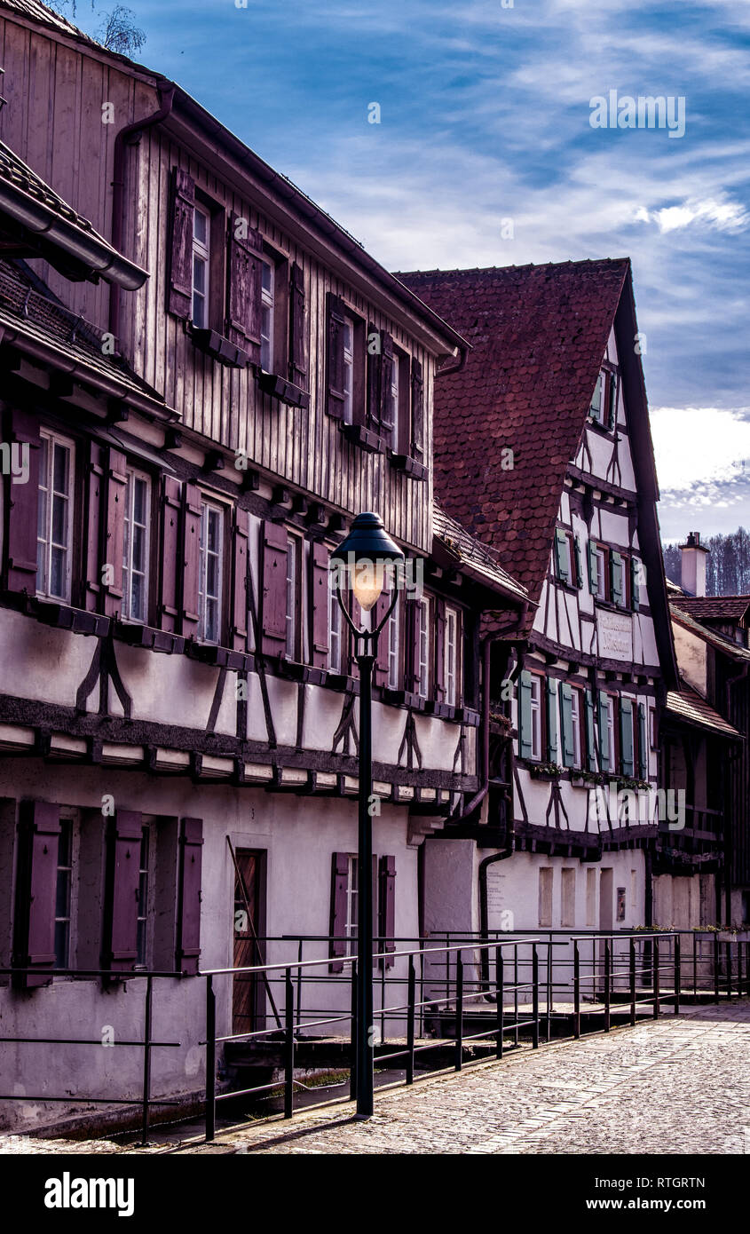 Concept Baden-Wurttemberg : Halftimbered house Stock Photo