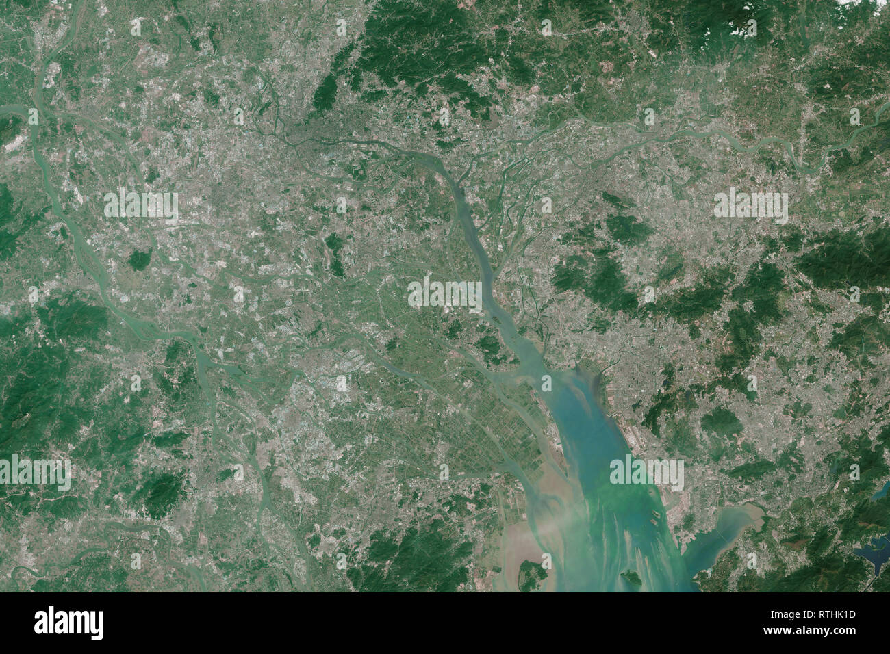 world's largest urban area china Stock Photo