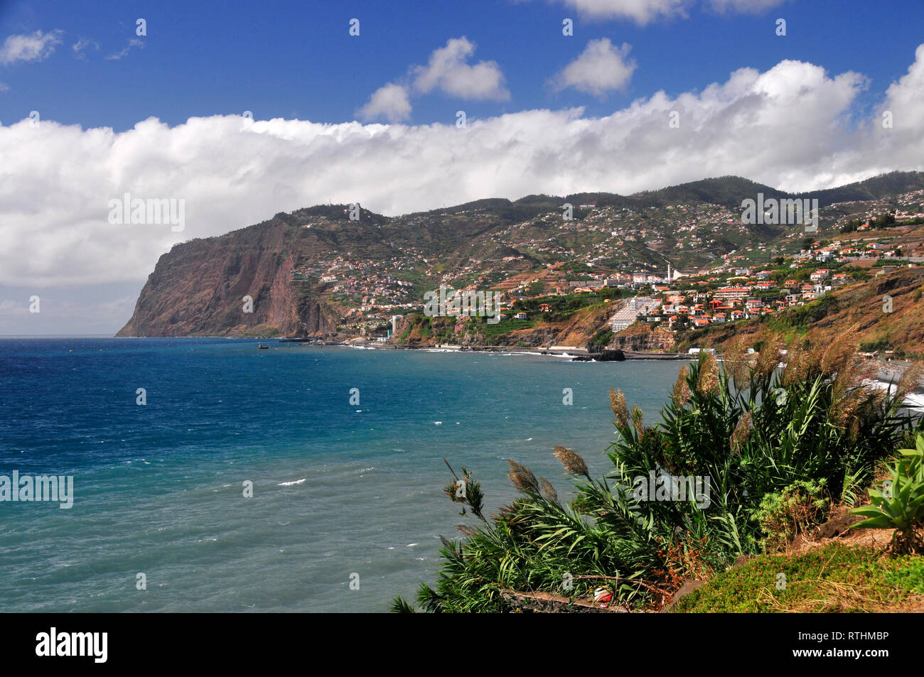 Around Madeira - Cabo Girao & Camara de Lobos Stock Photo