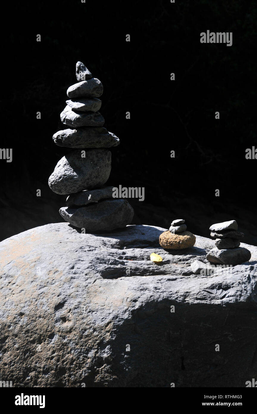 Three Piles Of Stones High Resolution Stock Photography and Images - Alamy