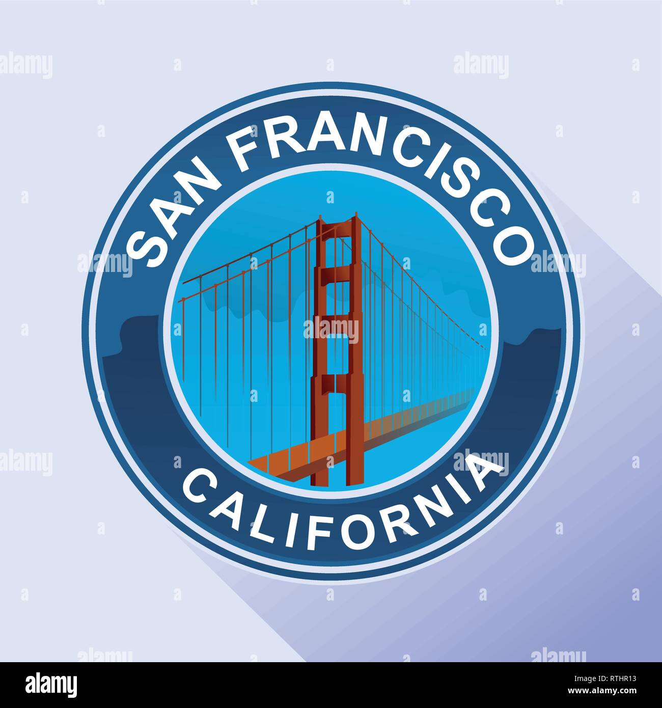 Golden Gate Bridge Stock Vector