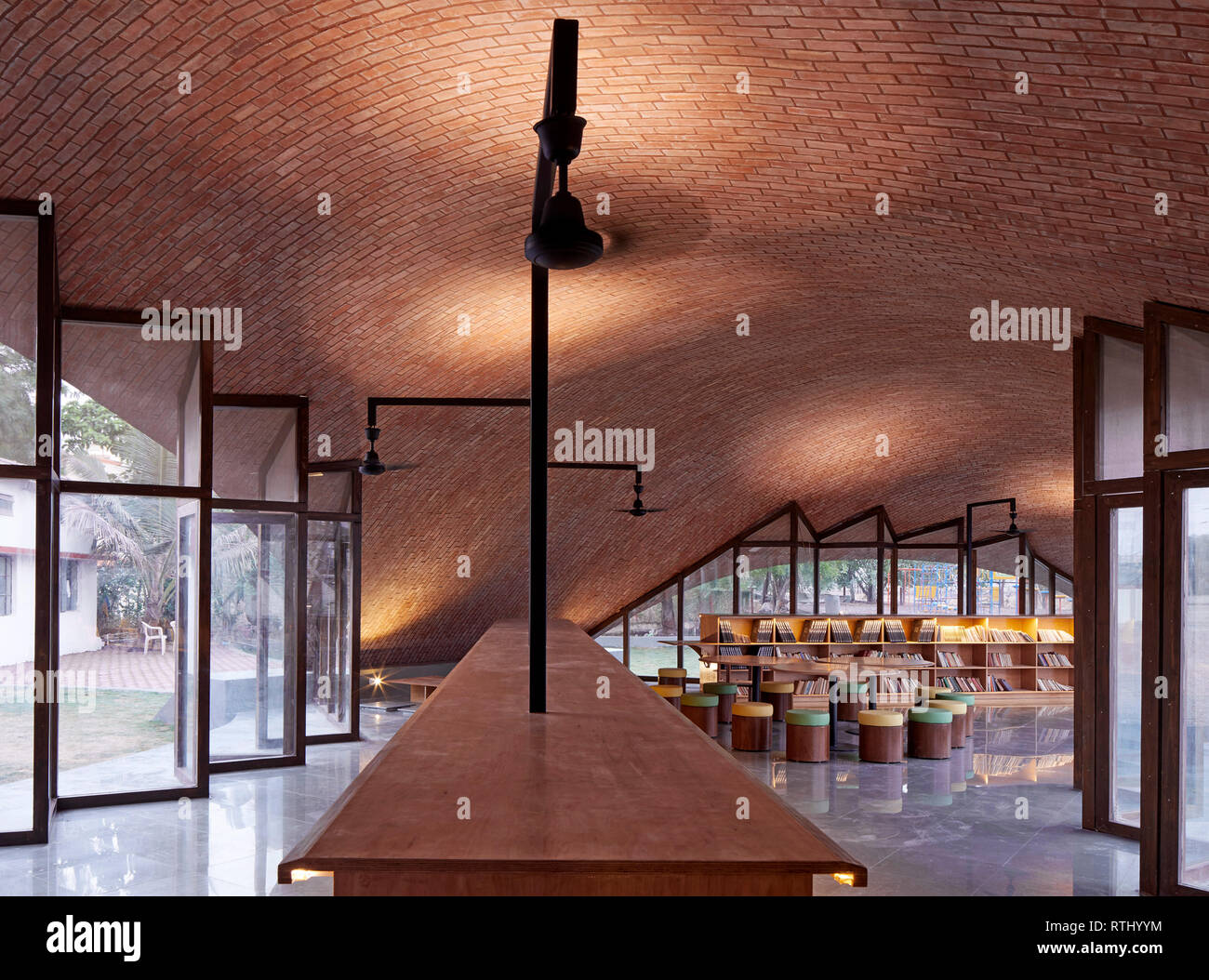 Samoyya Library Book shelf floor to ceiling hi-res stock photography and images - Alamy