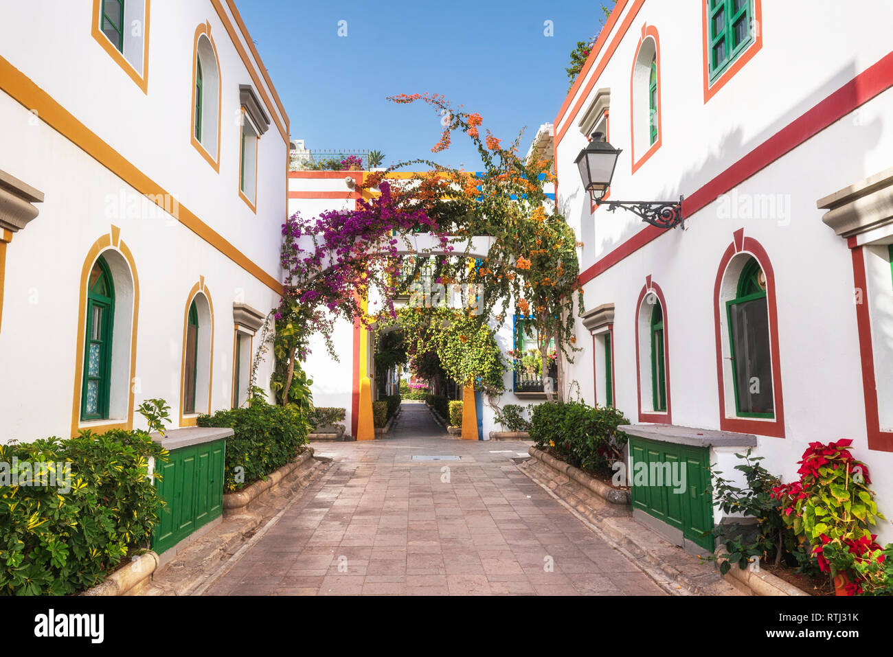 Puerto de Mogan, beautiful touristic destination in Gran Canaria, Canary islands, Spain . Stock Photo